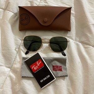 Ray Ban hexagon aviators 51mm